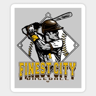 Finest City Baseball Forever Diamond Magnet